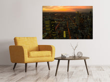 Load image into Gallery viewer, Canvas print Above the rooftops of Frankfurt
