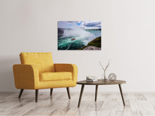 Load image into Gallery viewer, Canvas print Action at the waterfall
