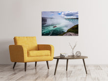 Load image into Gallery viewer, Canvas print Action at the waterfall
