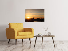 Load image into Gallery viewer, Canvas print City in the evening light
