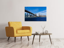 Load image into Gallery viewer, Canvas print Brooklyn Bridge in sunshine
