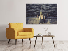 Load image into Gallery viewer, Canvas print A little fisherman
