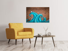 Load image into Gallery viewer, Canvas print 2 waves on the facade

