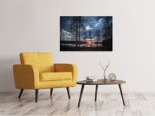 Load image into Gallery viewer, Canvas print Trees at the lake

