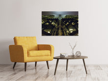 Load image into Gallery viewer, Canvas print Imposing architecture at night
