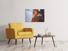 Load image into Gallery viewer, Canvas print Close up violin 2
