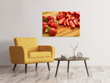 Load image into Gallery viewer, Canvas print Sweet strawberries
