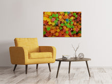 Load image into Gallery viewer, Canvas print Colorful fruit gums
