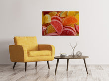 Load image into Gallery viewer, Canvas print Sugared fruit gums
