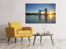 Load image into Gallery viewer, Canvas print Tower Bridge in the sunset
