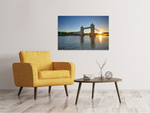 Load image into Gallery viewer, Canvas print Tower Bridge in the sunset
