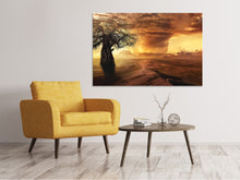 Load image into Gallery viewer, Canvas print Cyclone in the sunset
