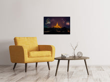 Load image into Gallery viewer, Canvas print Fireworks at the temple
