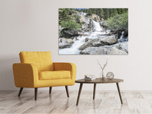 Load image into Gallery viewer, Canvas print Wild waterfall in the forest
