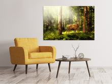 Load image into Gallery viewer, Canvas print Attention deer
