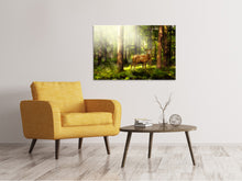 Load image into Gallery viewer, Canvas print Attention deer
