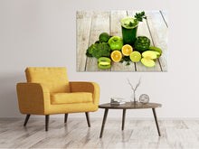 Load image into Gallery viewer, Canvas print Ingredients green smoothie
