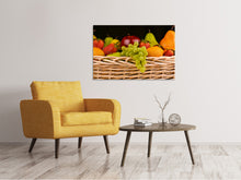 Load image into Gallery viewer, Canvas print XL fruit basket
