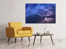 Load image into Gallery viewer, Canvas print Lightning in the sky
