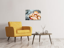 Load image into Gallery viewer, Canvas print A bowl of macarons

