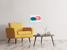Load image into Gallery viewer, Canvas print 2 macaroons
