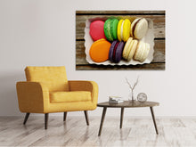 Load image into Gallery viewer, Canvas print Selection macaroons
