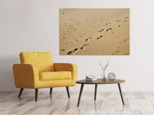 Load image into Gallery viewer, Canvas print Footprints in the sand
