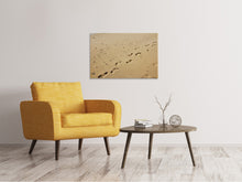 Load image into Gallery viewer, Canvas print Footprints in the sand
