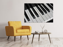 Load image into Gallery viewer, Canvas print Close up piano
