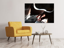Load image into Gallery viewer, Canvas print piano player
