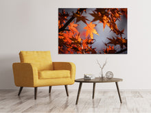 Load image into Gallery viewer, Canvas print Maple leaves in autumn
