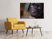 Load image into Gallery viewer, Canvas print Cute labrador puppy
