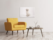 Load image into Gallery viewer, Canvas print Sweet Golden Retriever puppy
