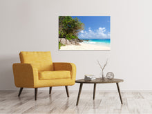 Load image into Gallery viewer, Canvas print Dream Beach Seychelles
