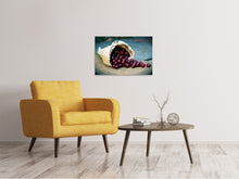 Load image into Gallery viewer, Canvas print A bag of cherries
