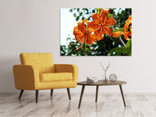 Load image into Gallery viewer, Canvas print The wild tiger lilies
