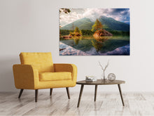 Load image into Gallery viewer, Canvas print The clear mountain lake
