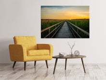 Load image into Gallery viewer, Canvas print Sunset in the fields
