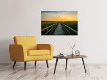 Load image into Gallery viewer, Canvas print Sunset in the fields

