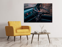 Load image into Gallery viewer, Canvas print Old vehicle cabin
