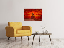 Load image into Gallery viewer, Canvas print The butterfly and the love
