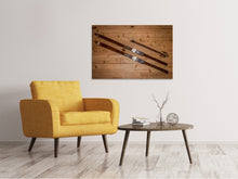 Load image into Gallery viewer, Canvas print Retro ski
