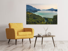 Load image into Gallery viewer, Canvas print Best view of the mountain lake
