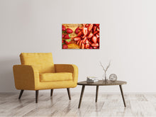 Load image into Gallery viewer, Canvas print Fresh strawberries

