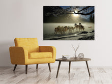 Load image into Gallery viewer, Canvas print huskies
