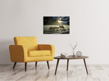 Load image into Gallery viewer, Canvas print huskies

