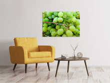 Load image into Gallery viewer, Canvas print Green grapes
