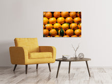 Load image into Gallery viewer, Canvas print Fresh oranges
