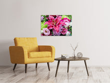 Load image into Gallery viewer, Canvas print Bouquet with lily
