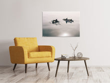 Load image into Gallery viewer, Canvas print The dolphins
